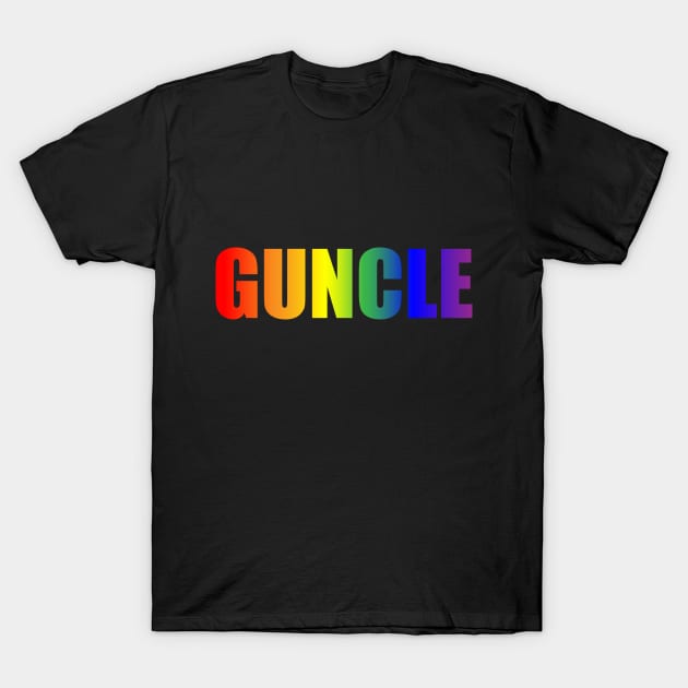 Guncle- Gay Uncle T-Shirt by NickiPostsStuff